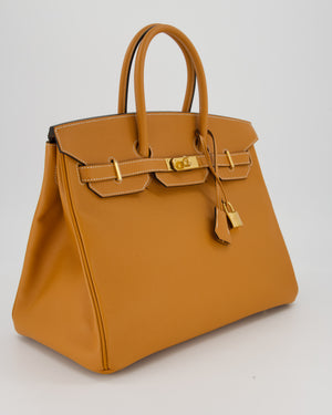 Hermès Birkin 35cm Bag in Toffee Epsom Leather and Gold Hardware