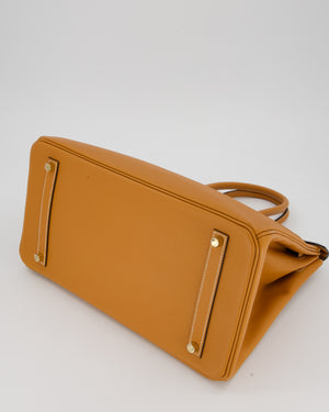 Hermès Birkin 35cm Bag in Toffee Epsom Leather and Gold Hardware
