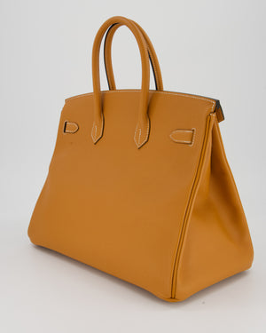 Hermès Birkin 35cm Bag in Toffee Epsom Leather and Gold Hardware