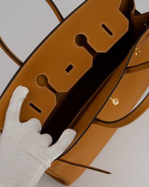 Hermès Birkin 35cm Bag in Toffee Epsom Leather and Gold Hardware