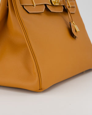 Hermès Birkin 35cm Bag in Toffee Epsom Leather and Gold Hardware
