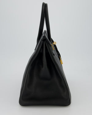 Hermès Birkin 35cm Bag in Black Epsom Leather and Gold Hardware