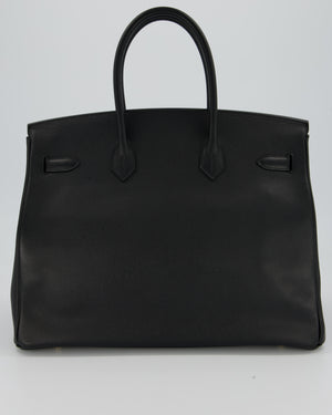Hermès Birkin 35cm Bag in Black Epsom Leather and Gold Hardware