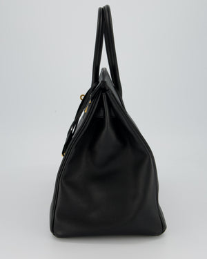 Hermès Birkin 35cm Bag in Black Epsom Leather and Gold Hardware