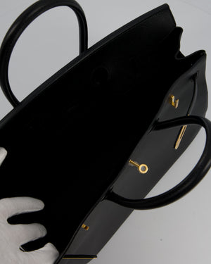 Hermès Birkin 35cm Bag in Black Epsom Leather and Gold Hardware