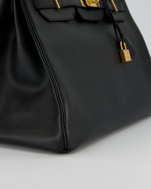 Hermès Birkin 35cm Bag in Black Epsom Leather and Gold Hardware