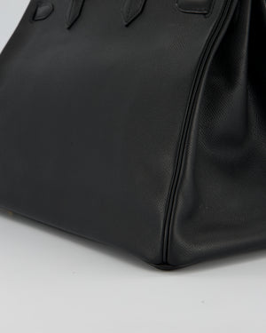Hermès Birkin 35cm Bag in Black Epsom Leather and Gold Hardware