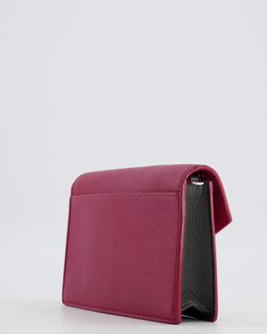 Louis Vuitton Raspberry Pink, Cream and Grey Mylockme Mini Bag with Silver Hardware RRP £1,450