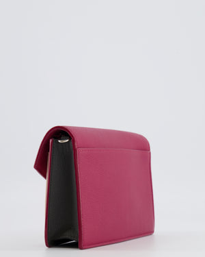 Louis Vuitton Raspberry Pink, Cream and Grey Mylockme Mini Bag with Silver Hardware RRP £1,450