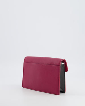 Louis Vuitton Raspberry Pink, Cream and Grey Mylockme Mini Bag with Silver Hardware RRP £1,450