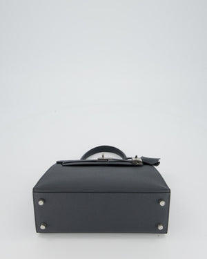 Hermès Kelly 25 Sellier Bag in Ardoise Epsom Leather with Palladium Hardware