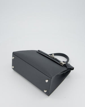 Hermès Kelly 25 Sellier Bag in Ardoise Epsom Leather with Palladium Hardware