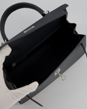 Hermès Kelly 25 Sellier Bag in Ardoise Epsom Leather with Palladium Hardware