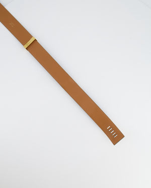 Hermès Dark Green Collier de Chien Leather Belt with Gold Hardware Size 75 RRP £2,570