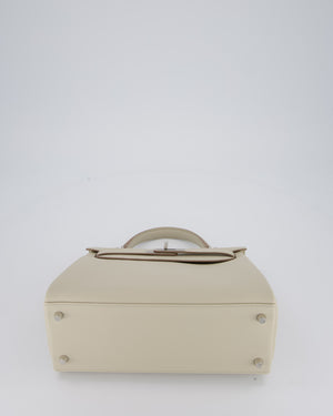 Hermès Kelly 28 Retourne Bag in Beton Evercolor Leather with Palladium Hardware