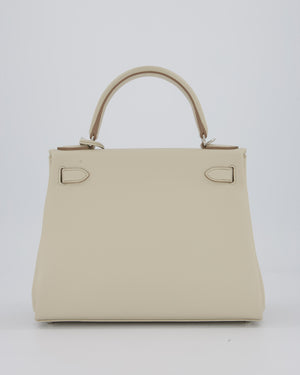 Hermès Kelly 28 Retourne Bag in Beton Evercolor Leather with Palladium Hardware