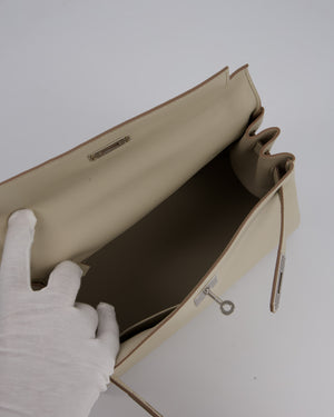Hermès Kelly 28 Retourne Bag in Beton Evercolor Leather with Palladium Hardware