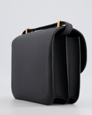 Hermès Constance 24 Bag in Noir Epsom Leather with Gold Hardware