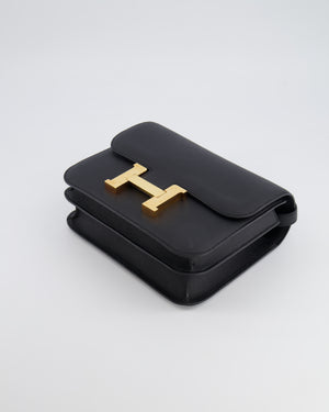 Hermès Constance 24 Bag in Noir Epsom Leather with Gold Hardware