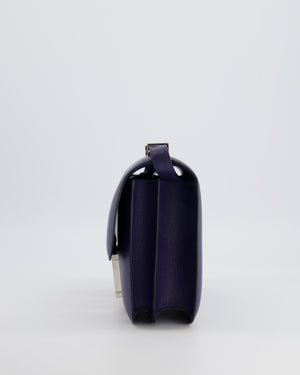Hermès Constance 24 Bag in Bleu Saphir Evercolor Leather with Palladium Hardware