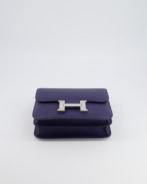 Hermès Constance 24 Bag in Bleu Saphir Evercolor Leather with Palladium Hardware