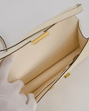 Hermès Constance 1-Elan Miroir Bag in Nata Ostrich Leather with Gold Hardware
