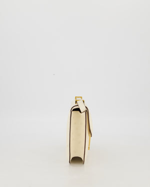 Hermès Constance 1-Elan Miroir Bag in Nata Ostrich Leather with Gold Hardware