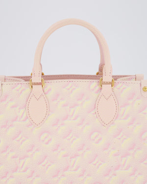 Louis Vuitton Pink Summer Stardust Monogram Empreinte OnTheGo PM Tote Bag with Gold Hardware&nbsp;