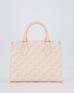 Louis Vuitton Pink Summer Stardust Monogram Empreinte OnTheGo PM Tote Bag with Gold Hardware&nbsp;