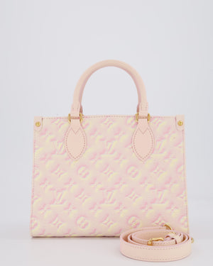 Louis Vuitton Pink Summer Stardust Monogram Empreinte OnTheGo PM Tote Bag with Gold Hardware&nbsp;