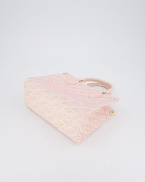 Louis Vuitton Pink Summer Stardust Monogram Empreinte OnTheGo PM Tote Bag with Gold Hardware&nbsp;