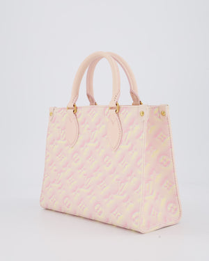 Louis Vuitton Pink Summer Stardust Monogram Empreinte OnTheGo PM Tote Bag with Gold Hardware&nbsp;
