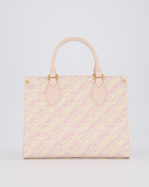 Louis Vuitton Pink Summer Stardust Monogram Empreinte OnTheGo PM Tote Bag with Gold Hardware&nbsp;