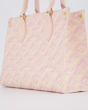 Louis Vuitton Pink Summer Stardust Monogram Empreinte OnTheGo PM Tote Bag with Gold Hardware&nbsp;