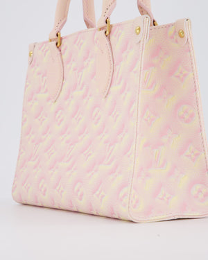 Louis Vuitton Pink Summer Stardust Monogram Empreinte OnTheGo PM Tote Bag with Gold Hardware&nbsp;