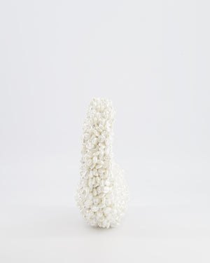 Rétrofête White Lottie Pearl Mini Bag with Silver Hardware