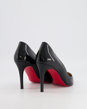 Christian Louboutin Black Patent Leather 85 Pigalle Pumps Size EU 40.5 RRP £725