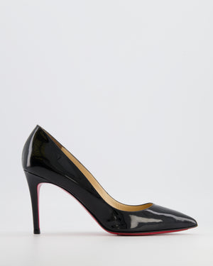 Christian Louboutin Black Patent Leather 85 Pigalle Pumps Size EU 40.5 RRP £725