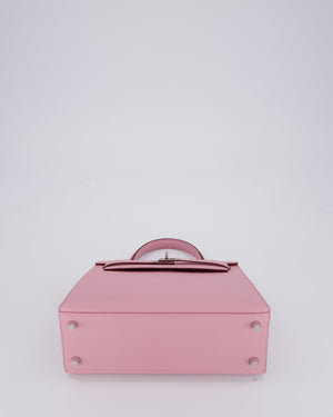 *SUPER HOT* Hermès Kelly 25 Sellier Bag in Mauve Sylvestre Epsom Leather with Palladium Hardware