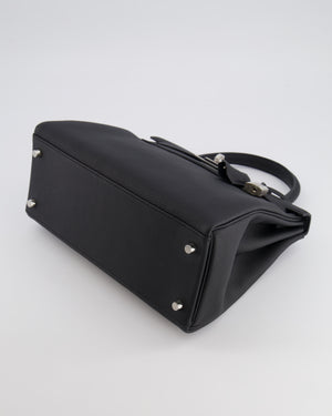 Hermès Kelly 28 Retourne Bag in Noir Togo Leather with Palladium Hardware