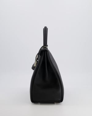 Hermès Kelly 28 Retourne Bag in Noir Togo Leather with Palladium Hardware