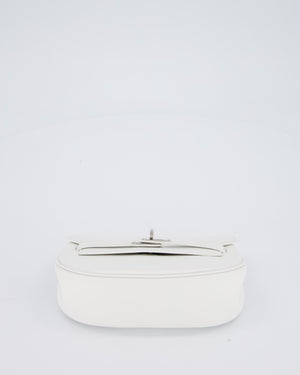 Hermès Kelly Moove Bag in Blanc Swift Leather with Palladium Hardware