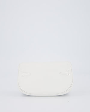 Hermès Kelly Moove Bag in Blanc Swift Leather with Palladium Hardware