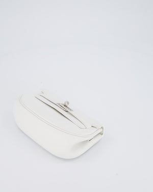 Hermès Kelly Moove Bag in Blanc Swift Leather with Palladium Hardware