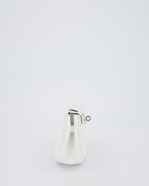 Hermès Kelly Moove Bag in Blanc Swift Leather with Palladium Hardware