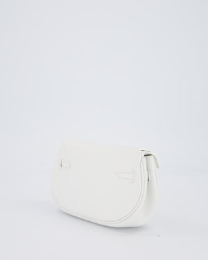 Hermès Kelly Moove Bag in Blanc Swift Leather with Palladium Hardware