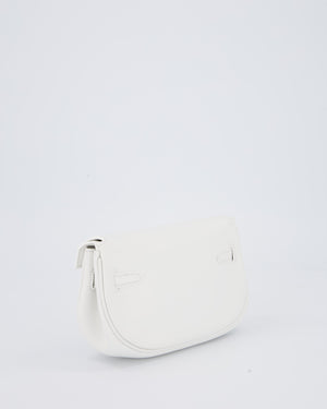 Hermès Kelly Moove Bag in Blanc Swift Leather with Palladium Hardware