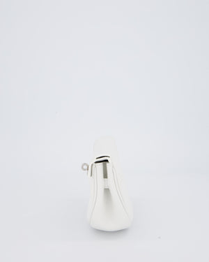 Hermès Kelly Moove Bag in Blanc Swift Leather with Palladium Hardware