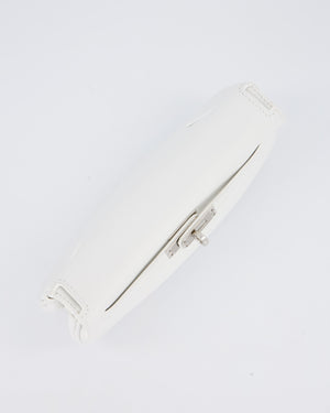 Hermès Kelly Moove Bag in Blanc Swift Leather with Palladium Hardware