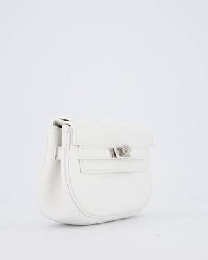 Hermès Kelly Moove Bag in Blanc Swift Leather with Palladium Hardware